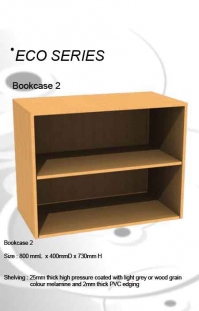 2 Shelving Book Case