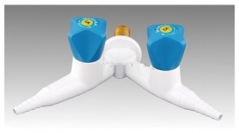 Two Way 90º Wall Mounted Needle Valve